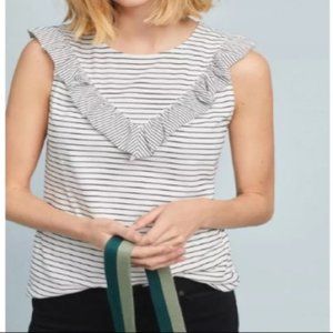 Maeve Kalama ruffle top